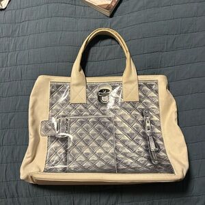 Marc Jacobs Vintage Y2K Trompe L’Oeil Canvas Tote Bag